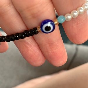 Beautiful evil eye bracelets can custom make them